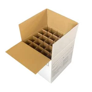 Geschirrkarton mit Einlagen für 50 Gläser